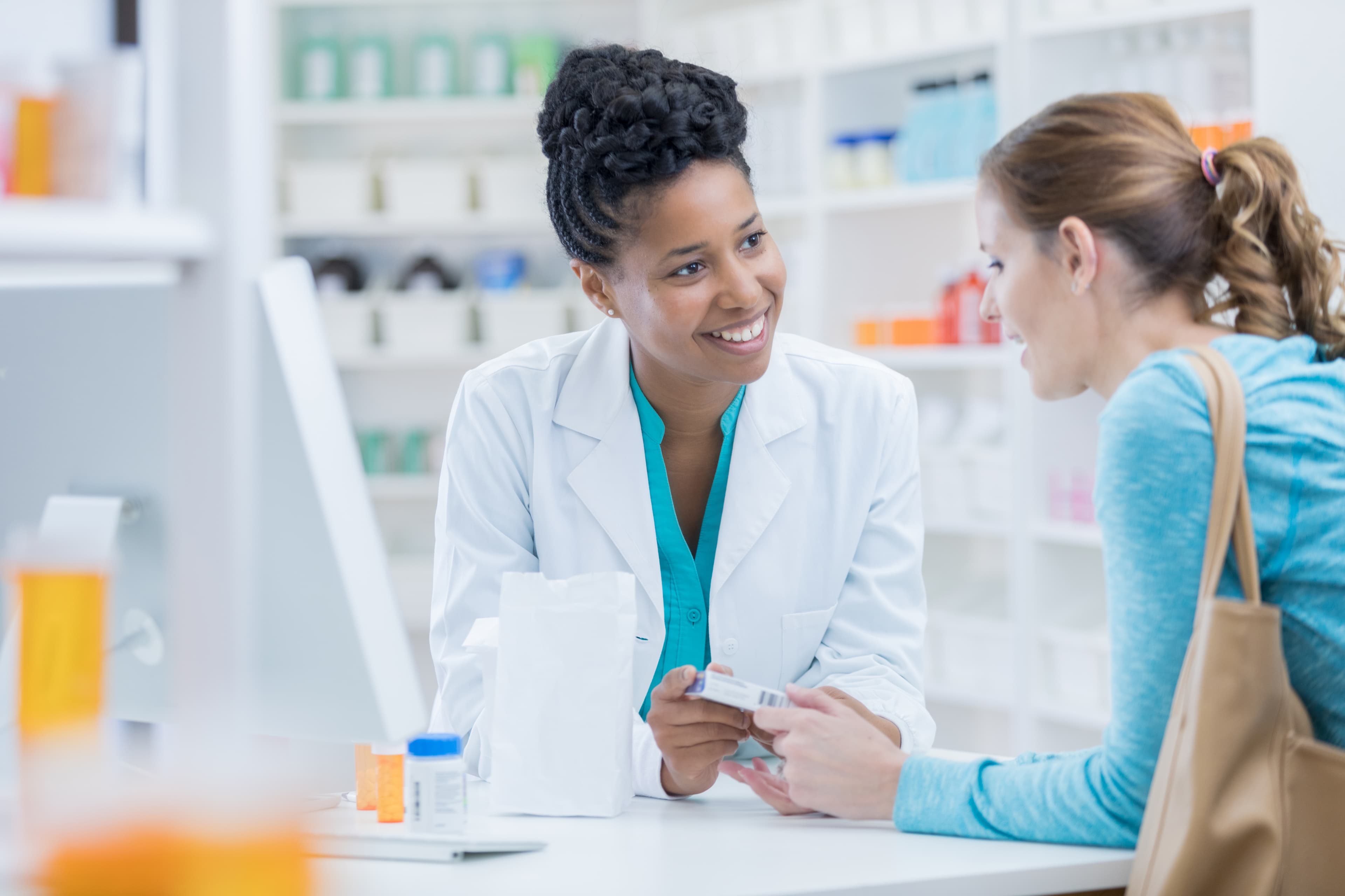 Discussion between pharmacist and client